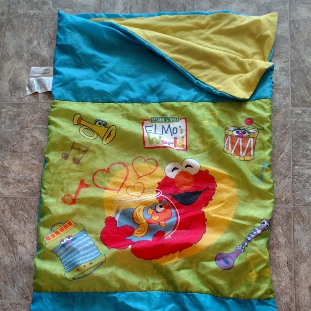 Elmo's World Rare Sleeping Bag Sesame Street